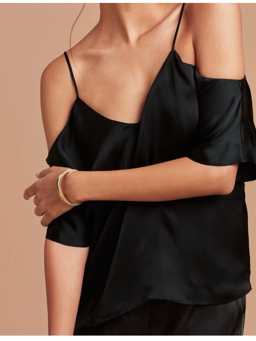 Wilfred Draveil cold-shoulder blouse sz Sm - *flaws